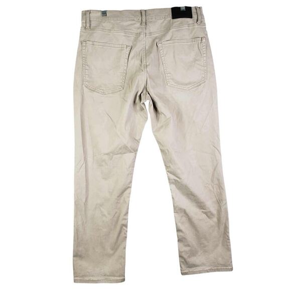 Lucky Brand 223 Straight Stretch Sateen Jean Pants Men's Size 36X30 Khaki Tan - Picture 4 of 11
